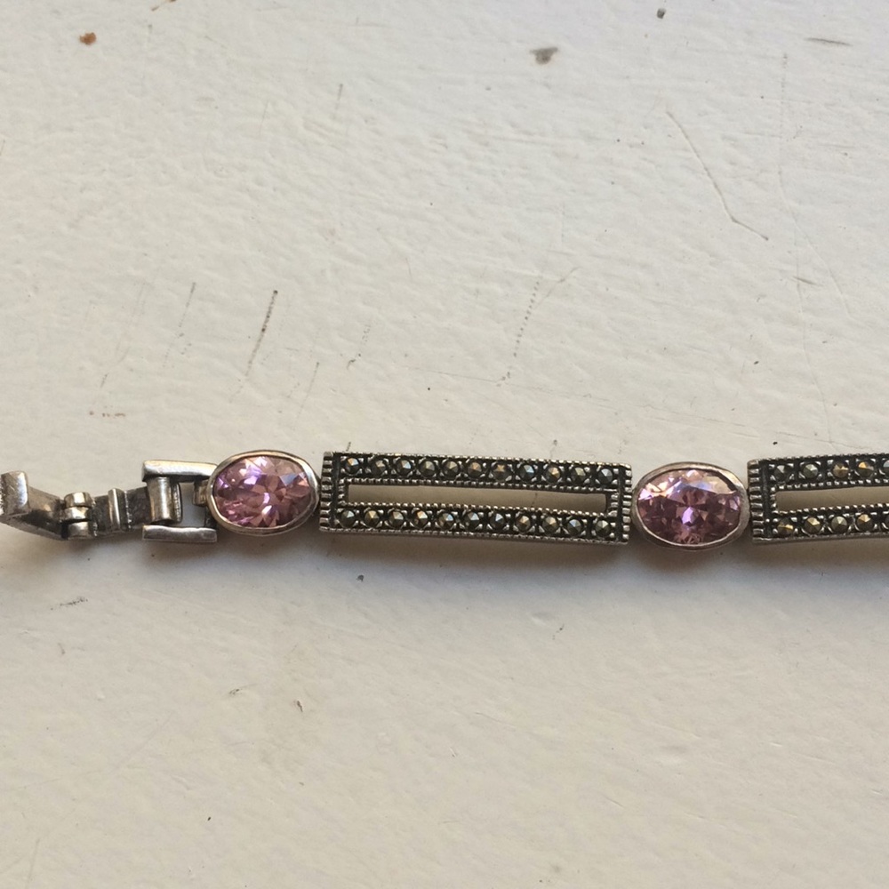 Bracelet Silver an Pink - Picture 2 of 5